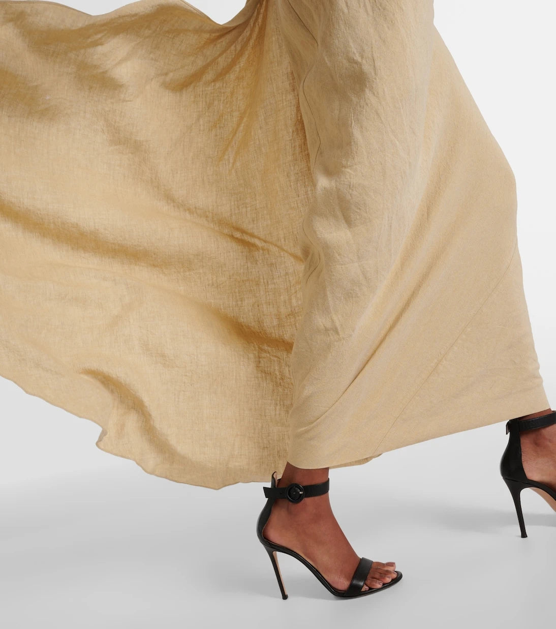 Tove - Riya draped linen maxi dress