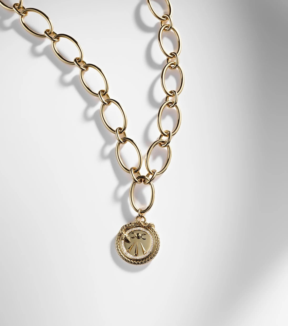FoundRae - Wholeness 18kt gold necklace with diamonds