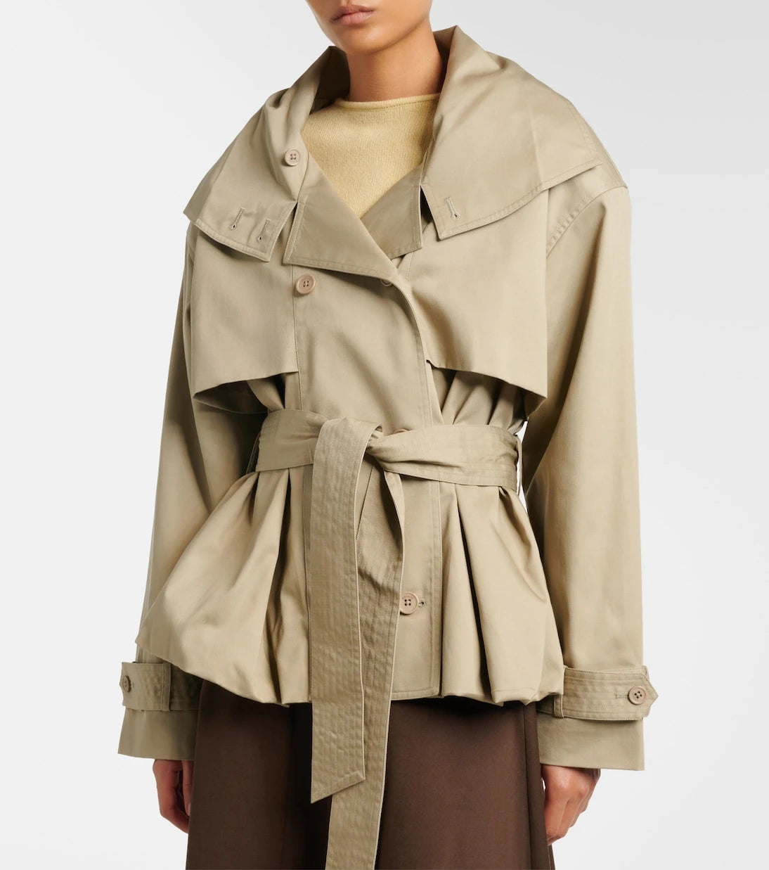 Rotate - Belted double-breasted trench coat