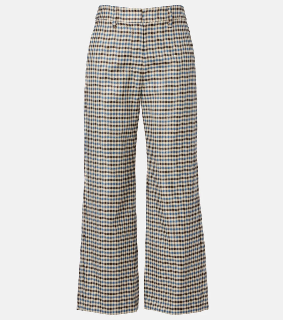 'S Max Mara - Michelle wool and cotton wide-leg pants