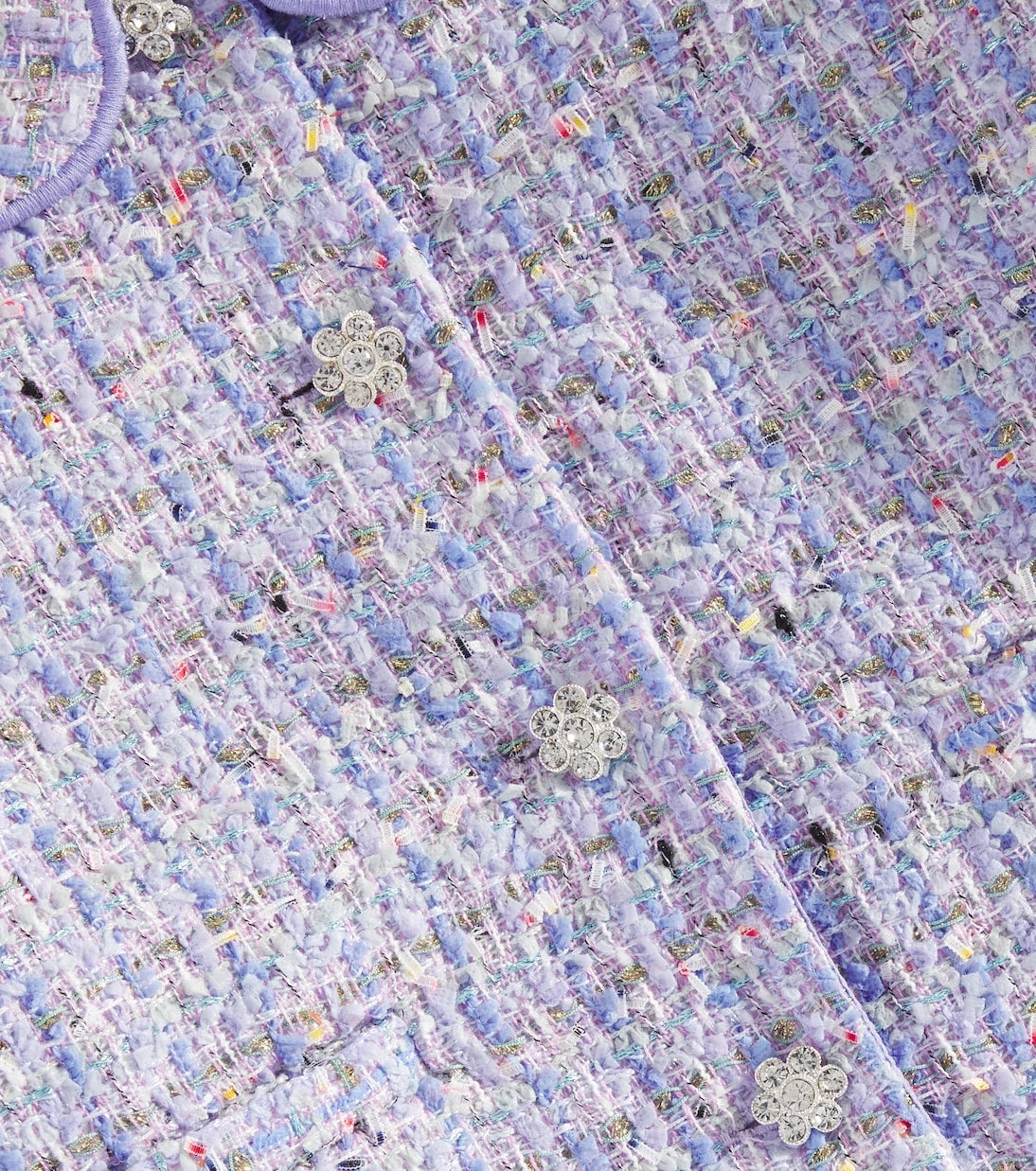 Self-Portrait Kids - Scalloped bouclé jacket