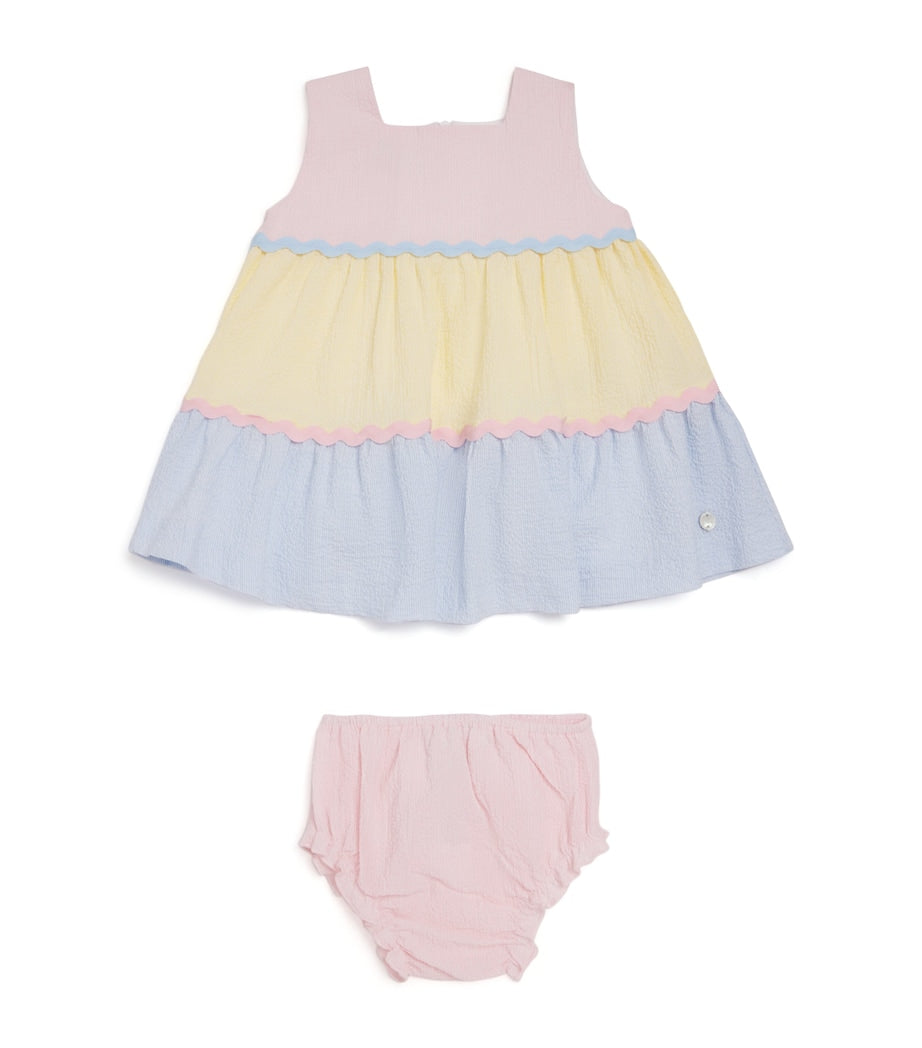 Paz Rodriguez Cotton-Blend Dress and Bloomers Set (3 Months - 4 Years)