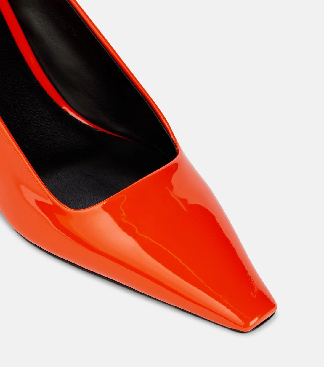 Versace - Leather slingback pumps