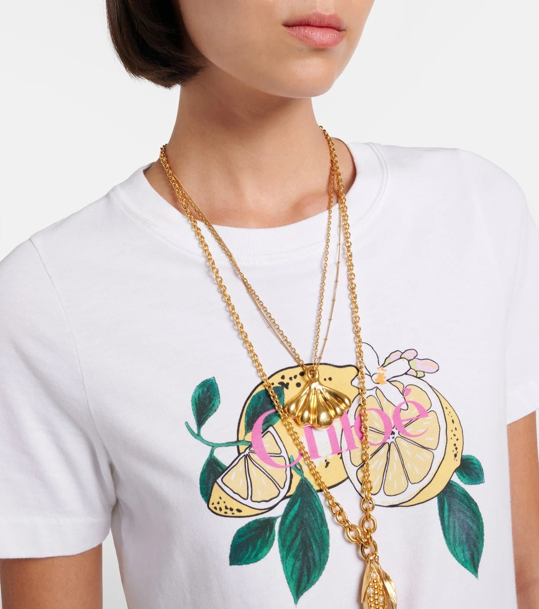 Chloé - Printed cotton T-shirt