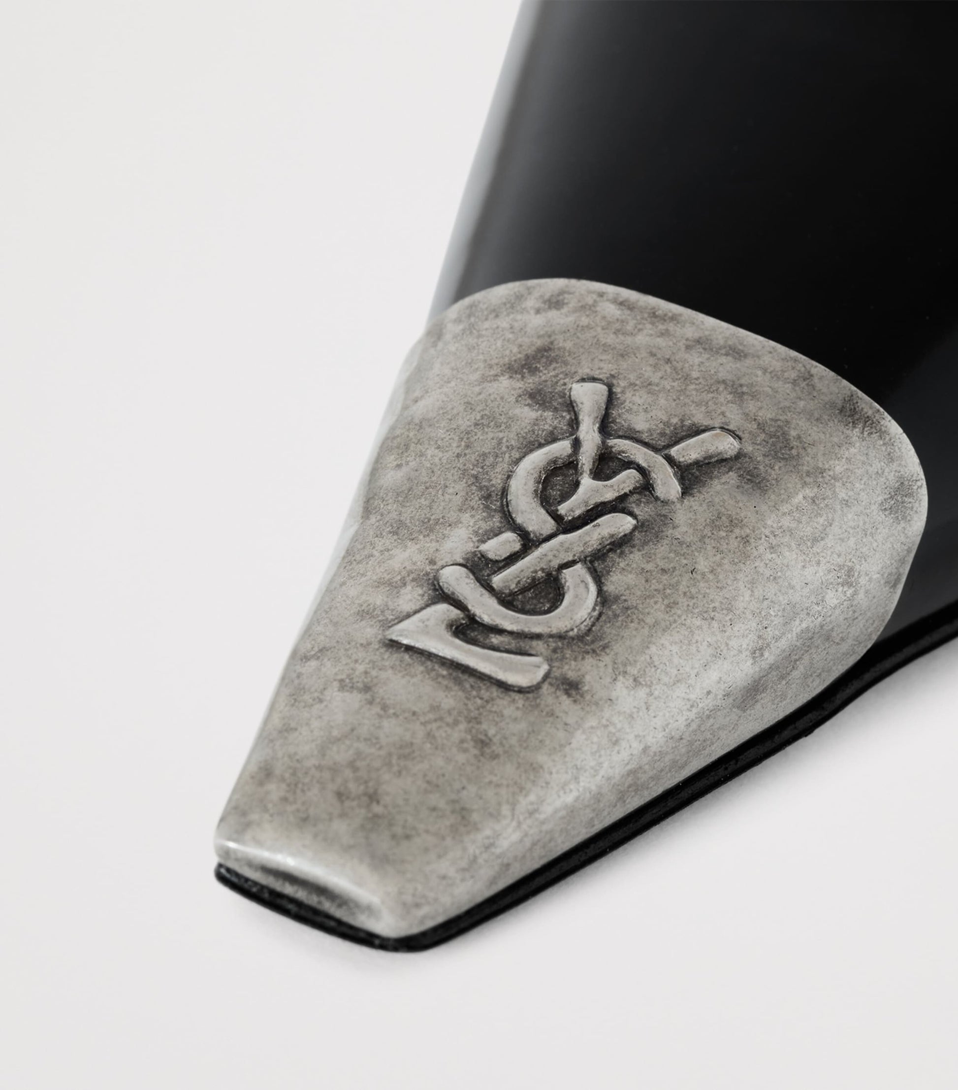 Saint Laurent Leather Jeanne Slingback Pumps 75