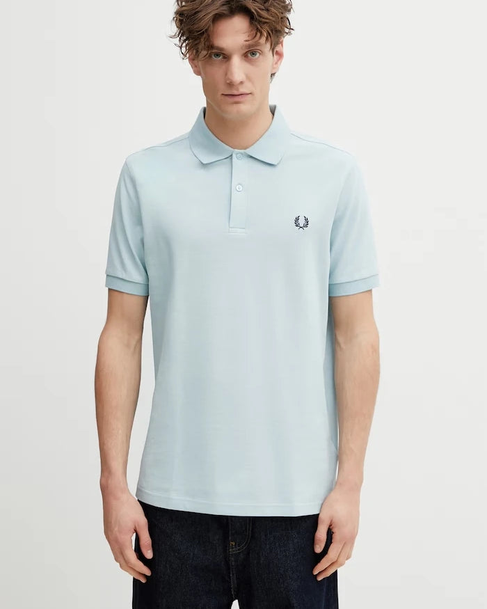 Памучна тениска с яка Fred Perry