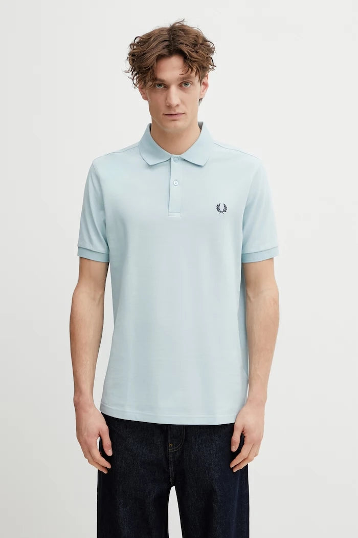 Памучна тениска с яка Fred Perry