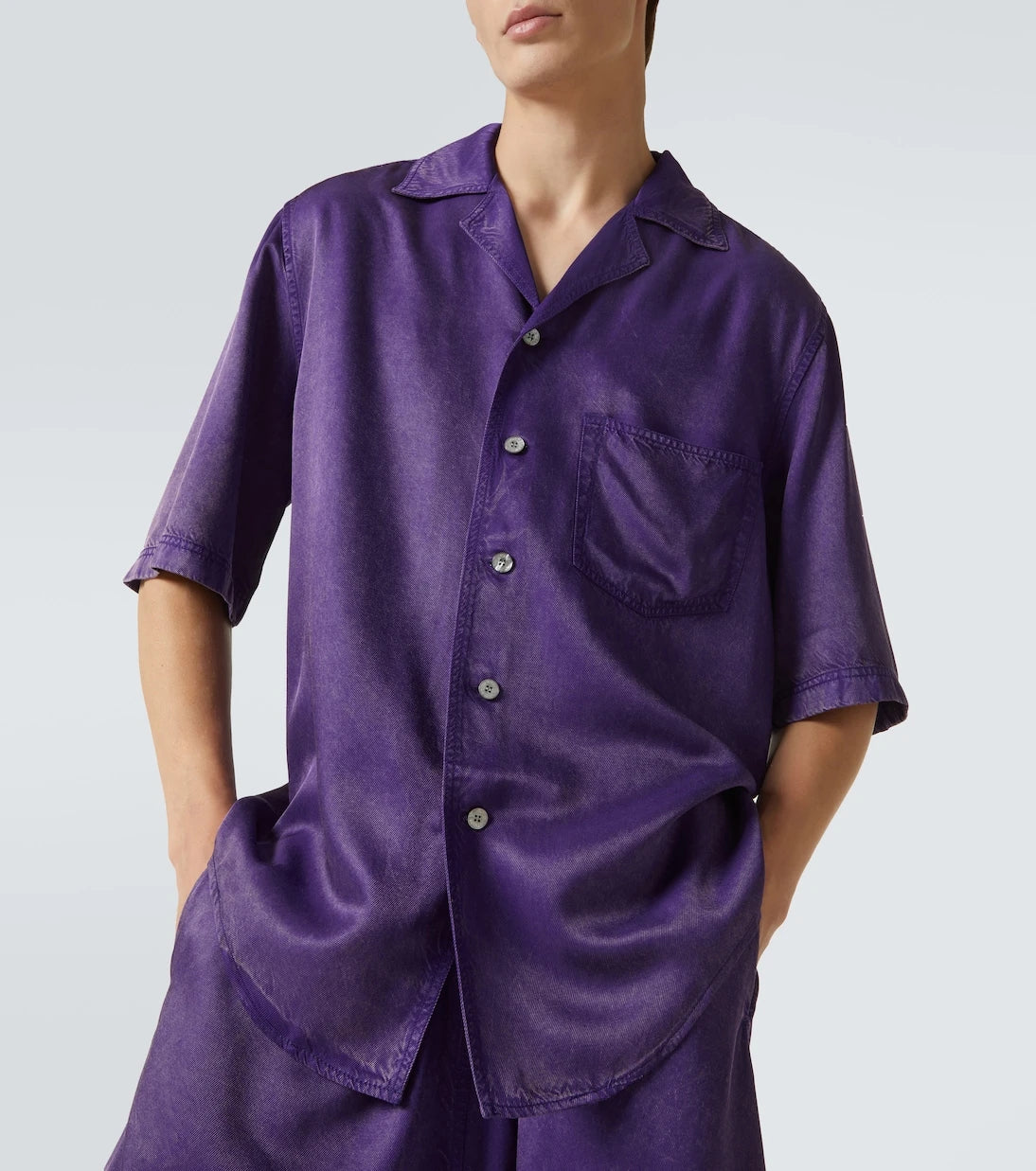 Acne Studios - قميص من التويل