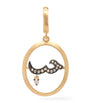 Yellow Gold and Diamond Mythology Arabic Love Pendant