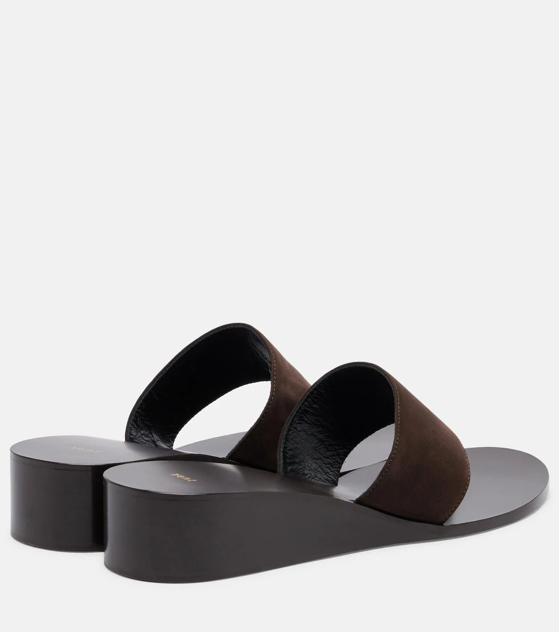 JUDE - Lucille leather wedge thong sandals