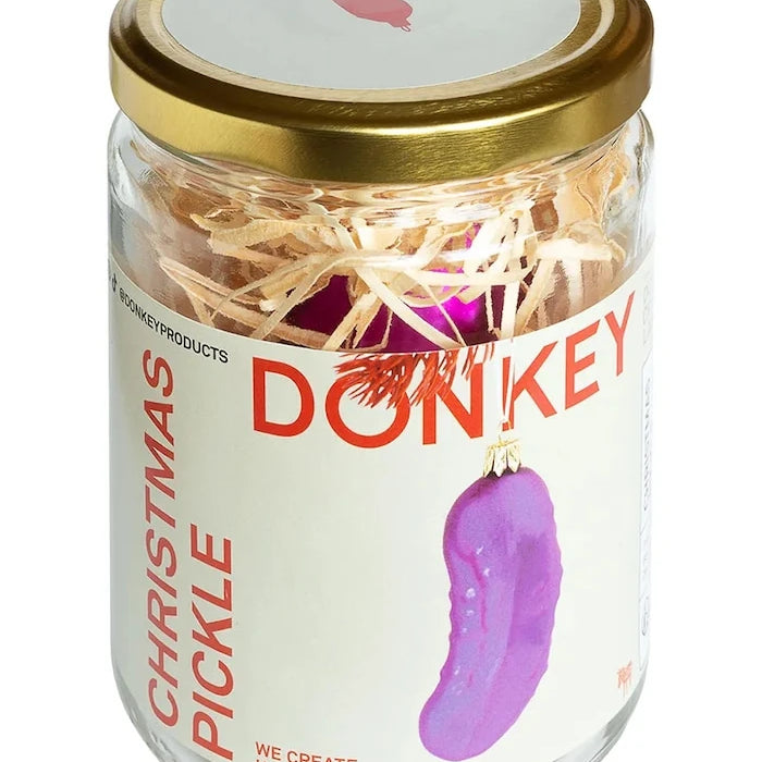 Украса за елха Donkey Christmas Pickle