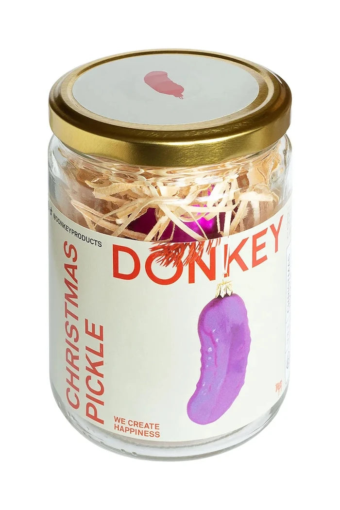 Украса за елха Donkey Christmas Pickle