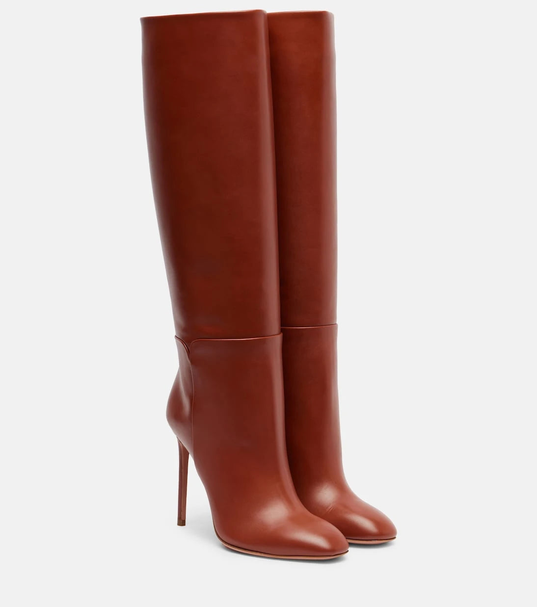 Aquazzura - Sellier 105 leather knee-high boots