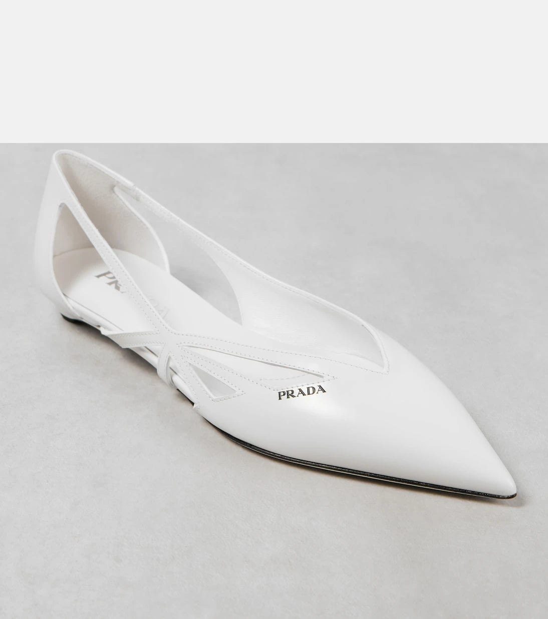 Prada - Leather ballet flats