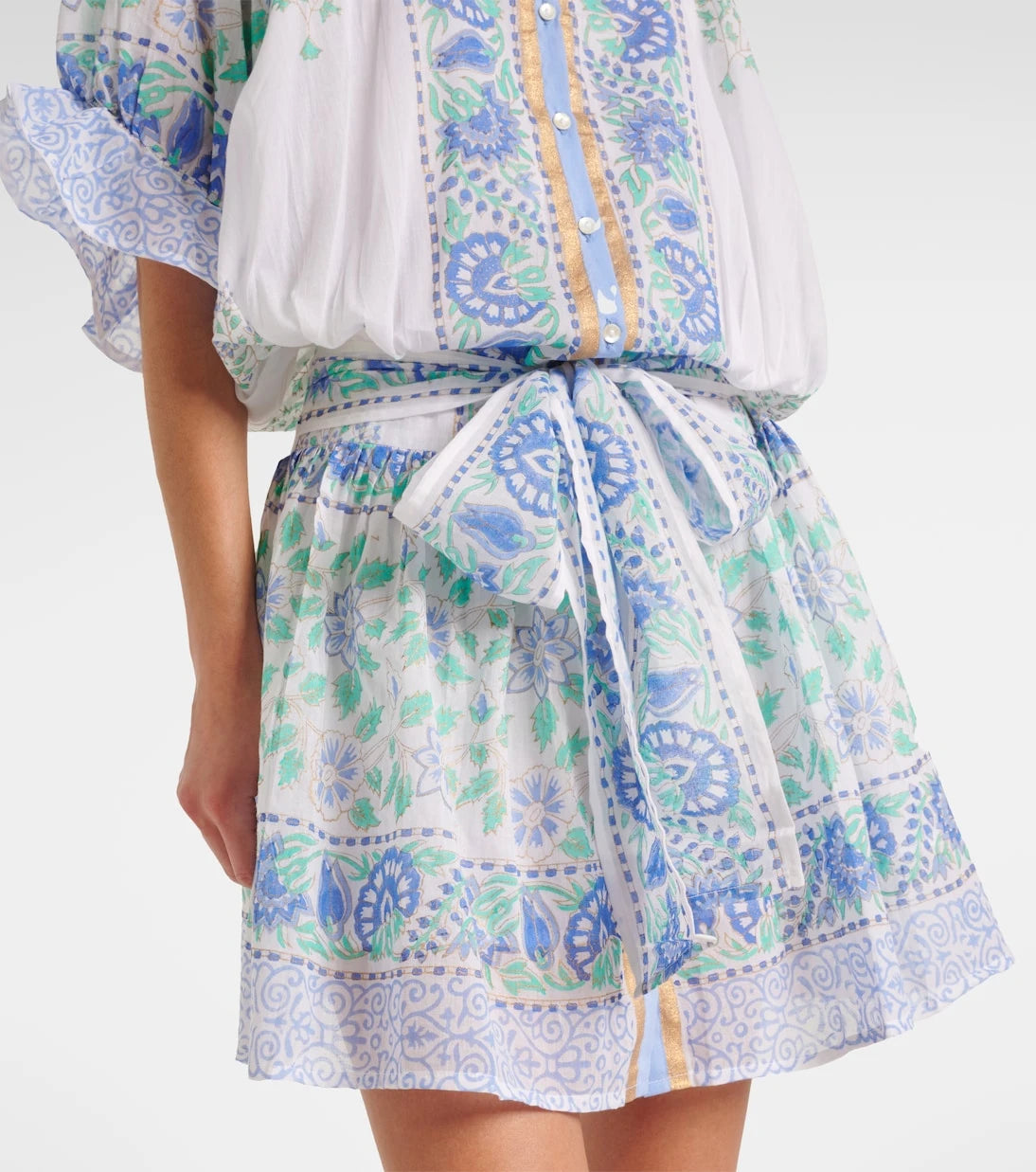 Juliet Dunn - Paisley cotton minidress