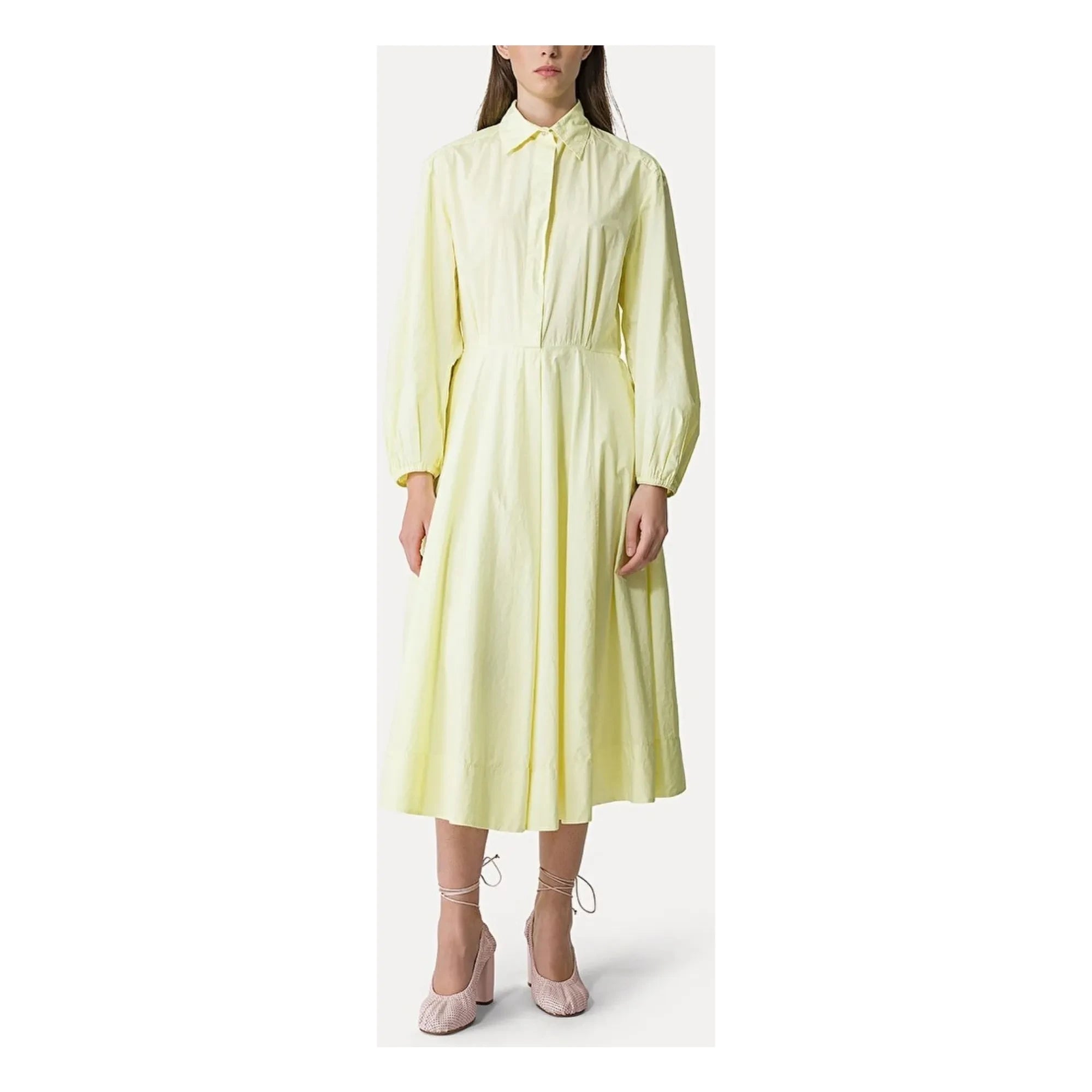Forte Forte - Cotton Poplin Dress | Yellow