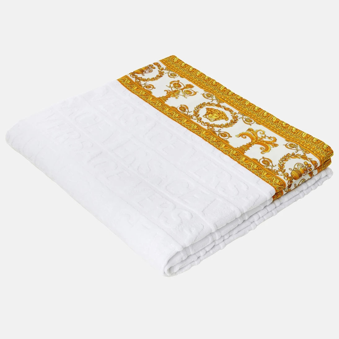 Versace Home - Versace Allover cotton terry beach towel