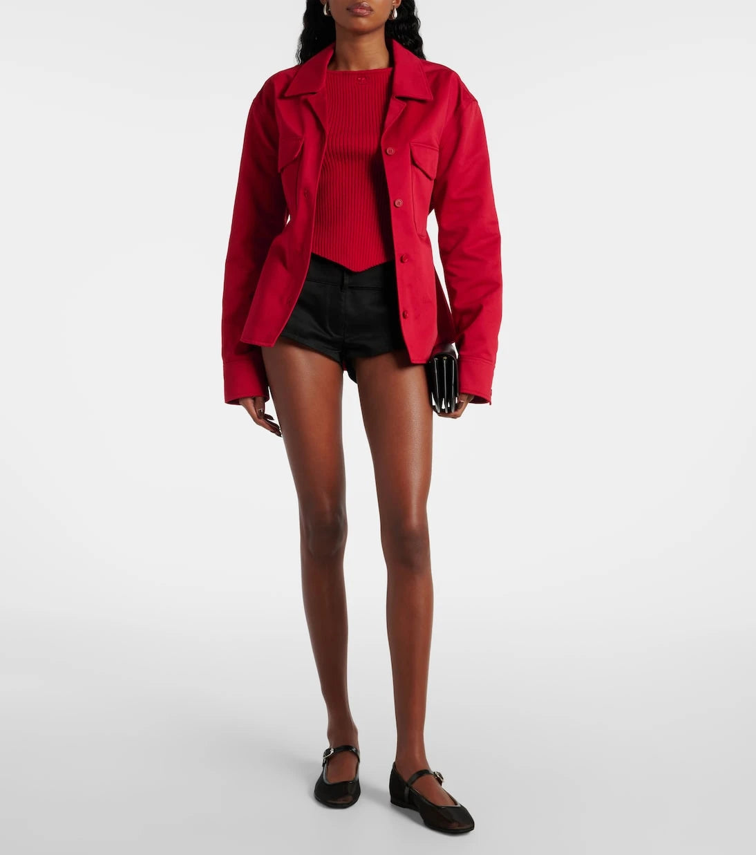 Courrèges - Low-rise shorts