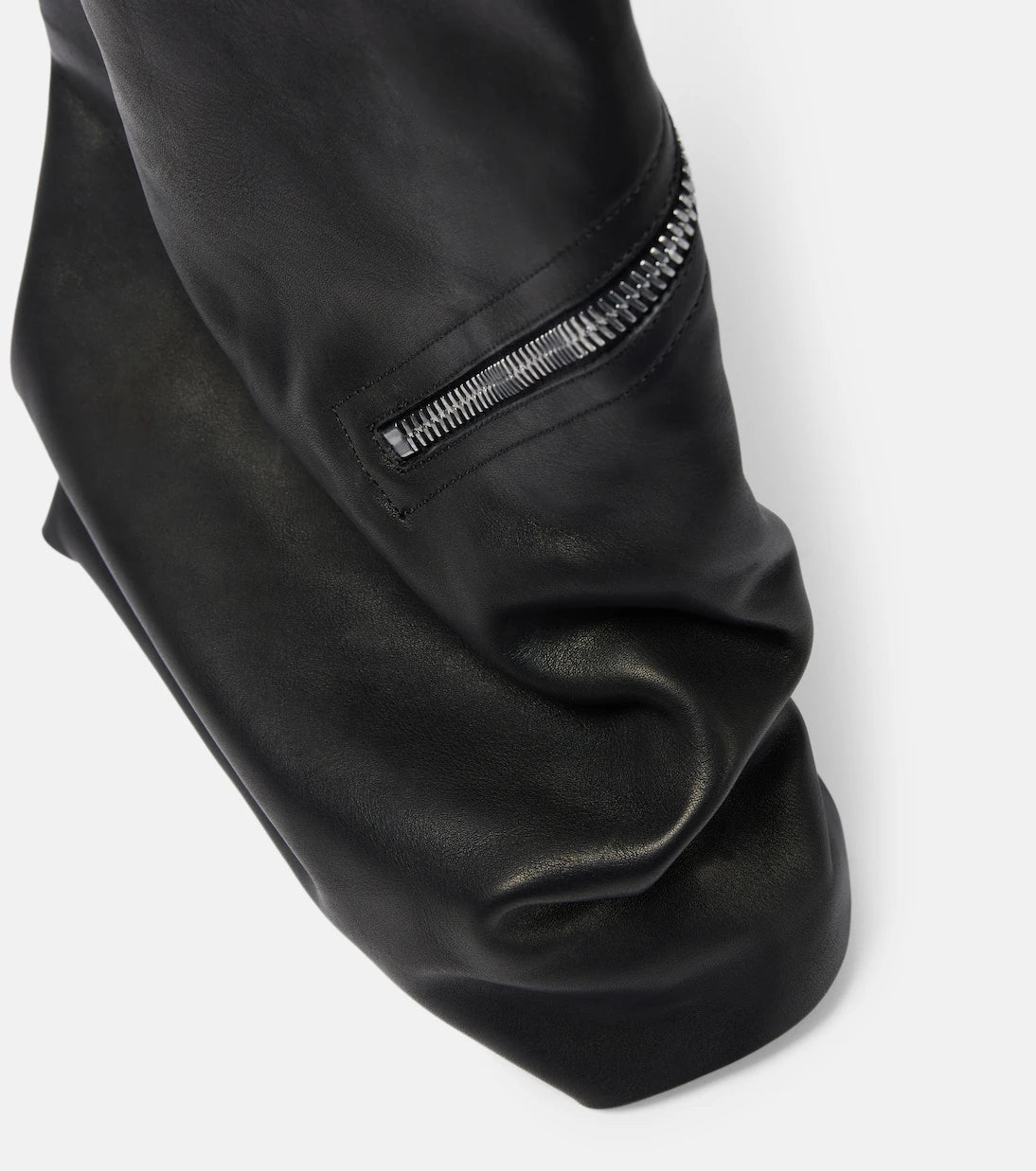 Rick Owens - Cargoflares leather knee-high boots