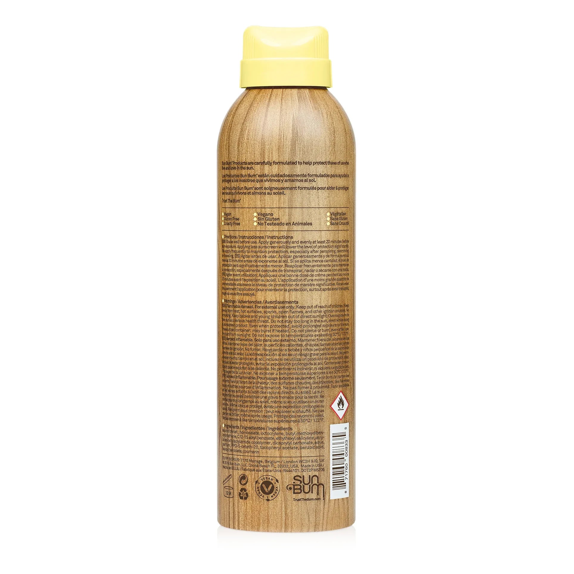 Sunbum - Original Body Sunscreen Spray SPF 50 - 170g