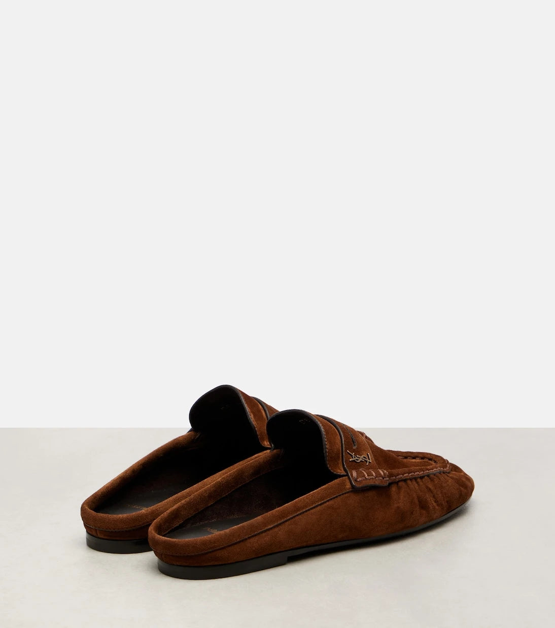 Saint Laurent - Le Loafer suede mules