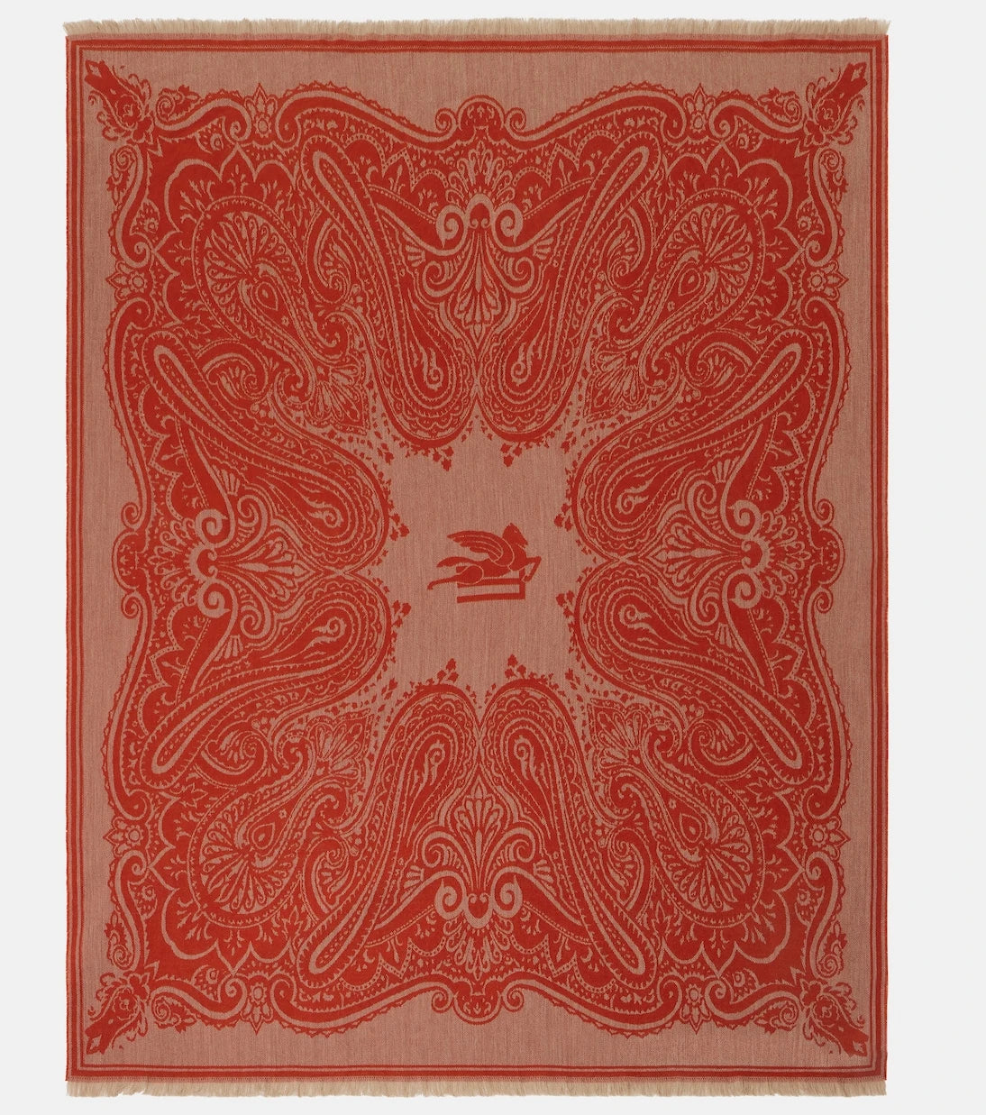 Etro - Paisley wool jacquard throw