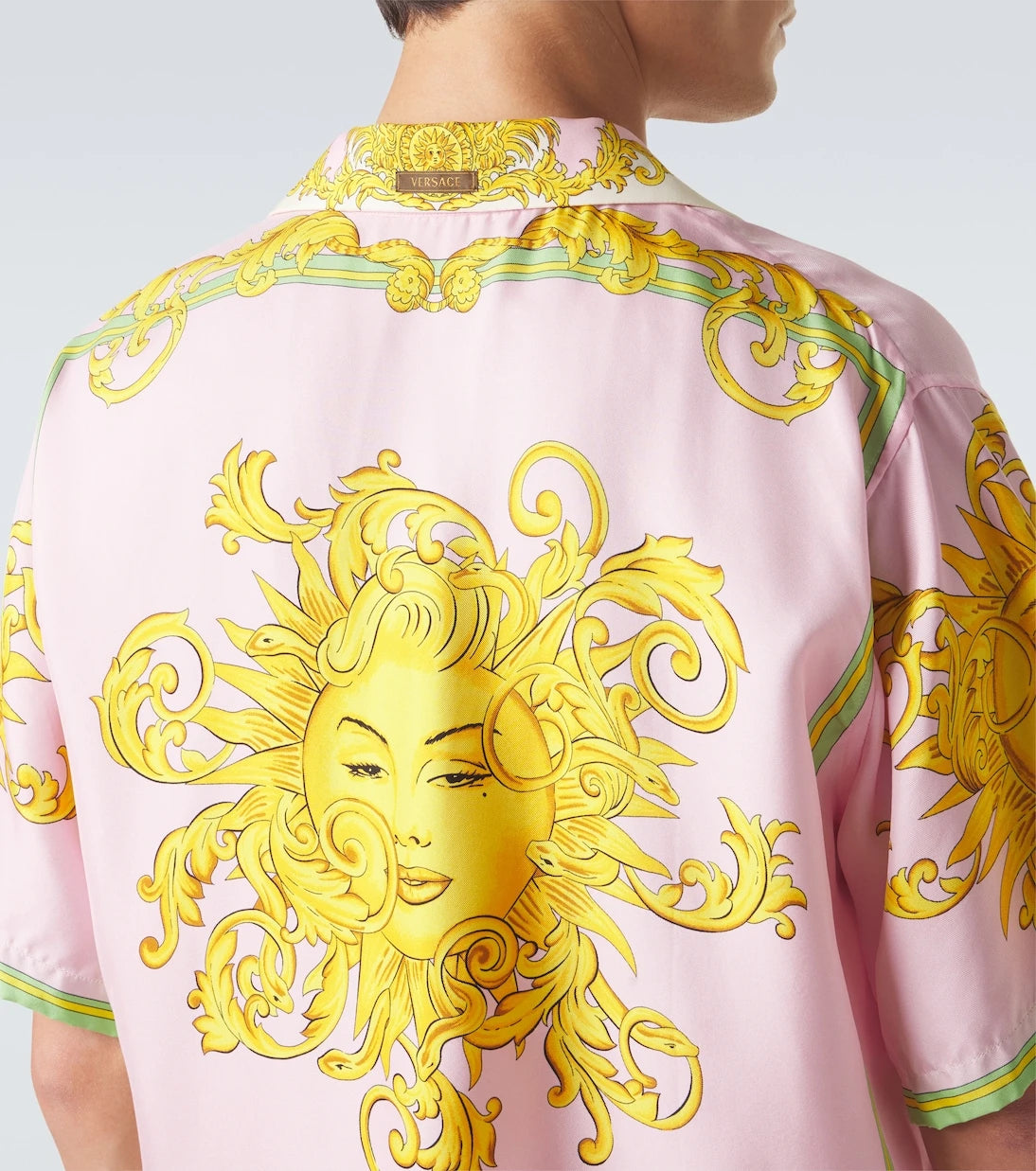 Versace - Printed silk shirt