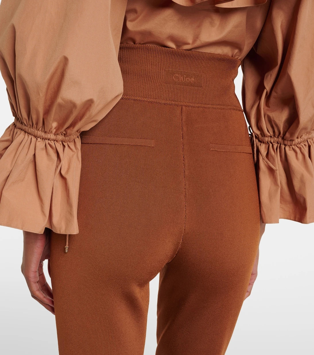 Chloé - High-rise stirrup leggings