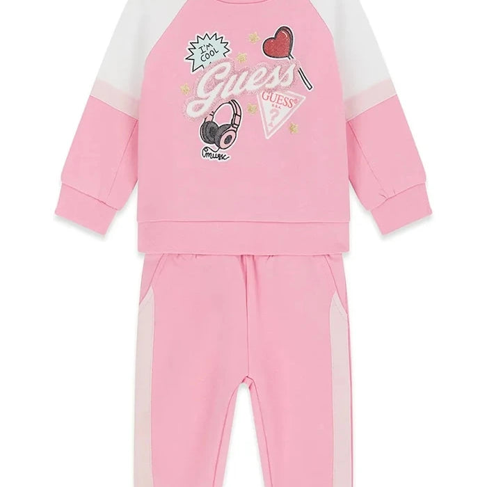 Guess çocuklar için pamuklu spor takım