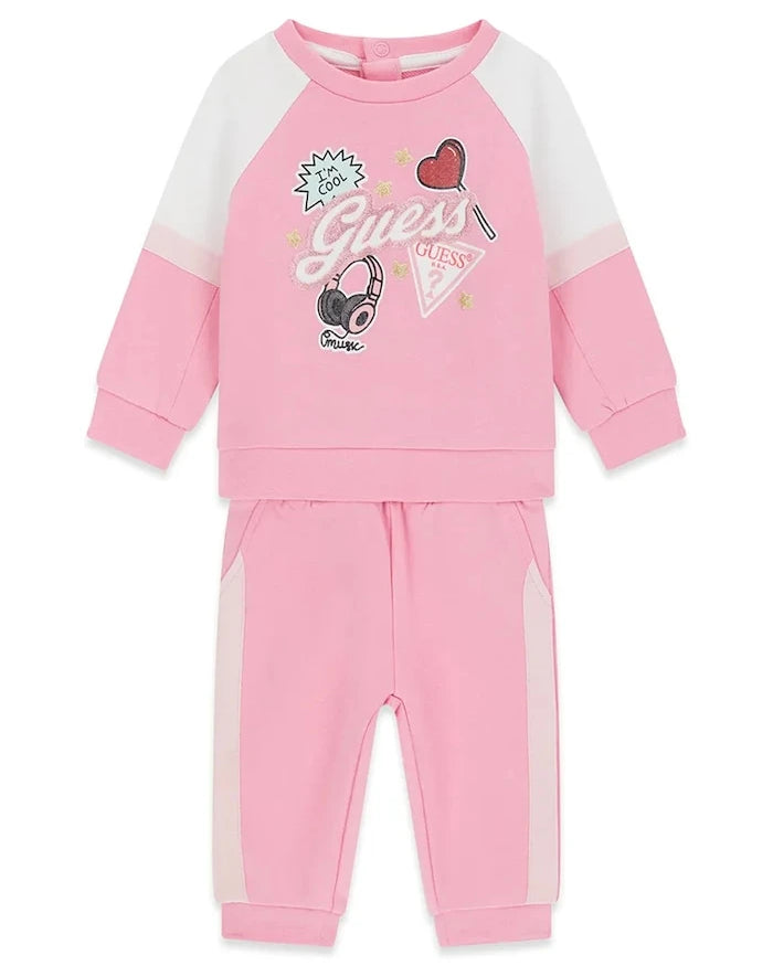 Guess çocuklar için pamuklu spor takım