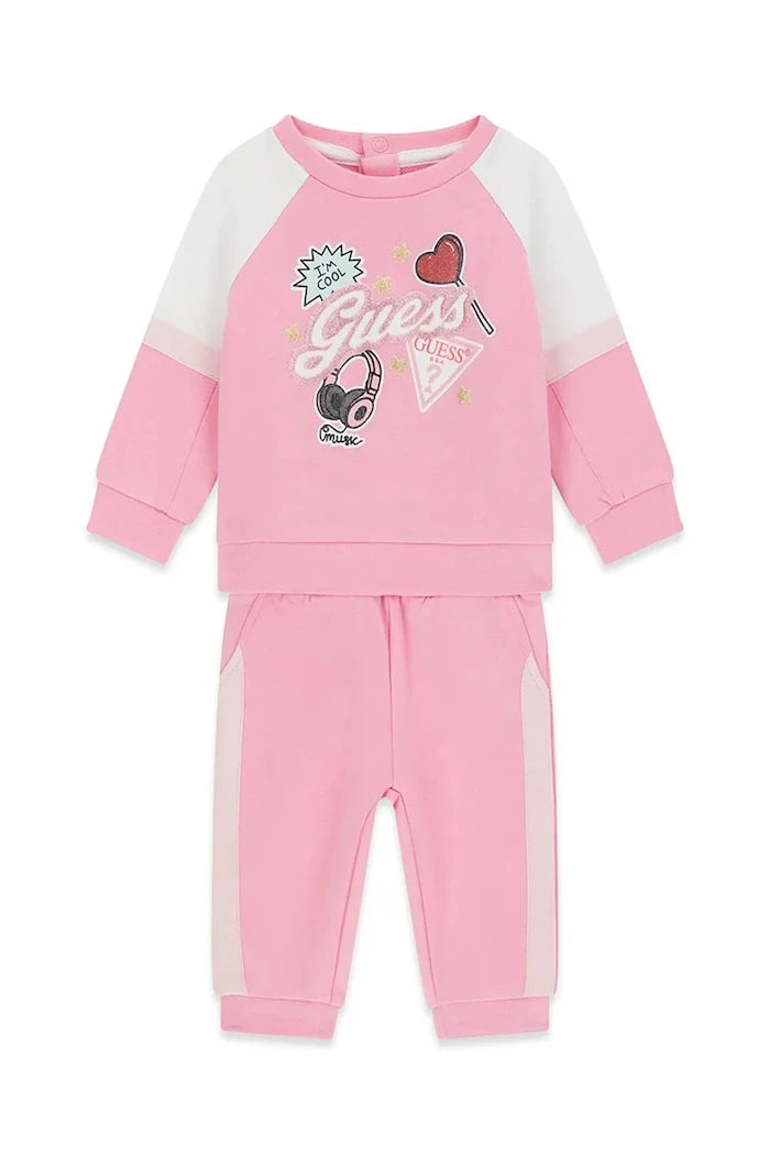Guess çocuklar için pamuklu spor takım