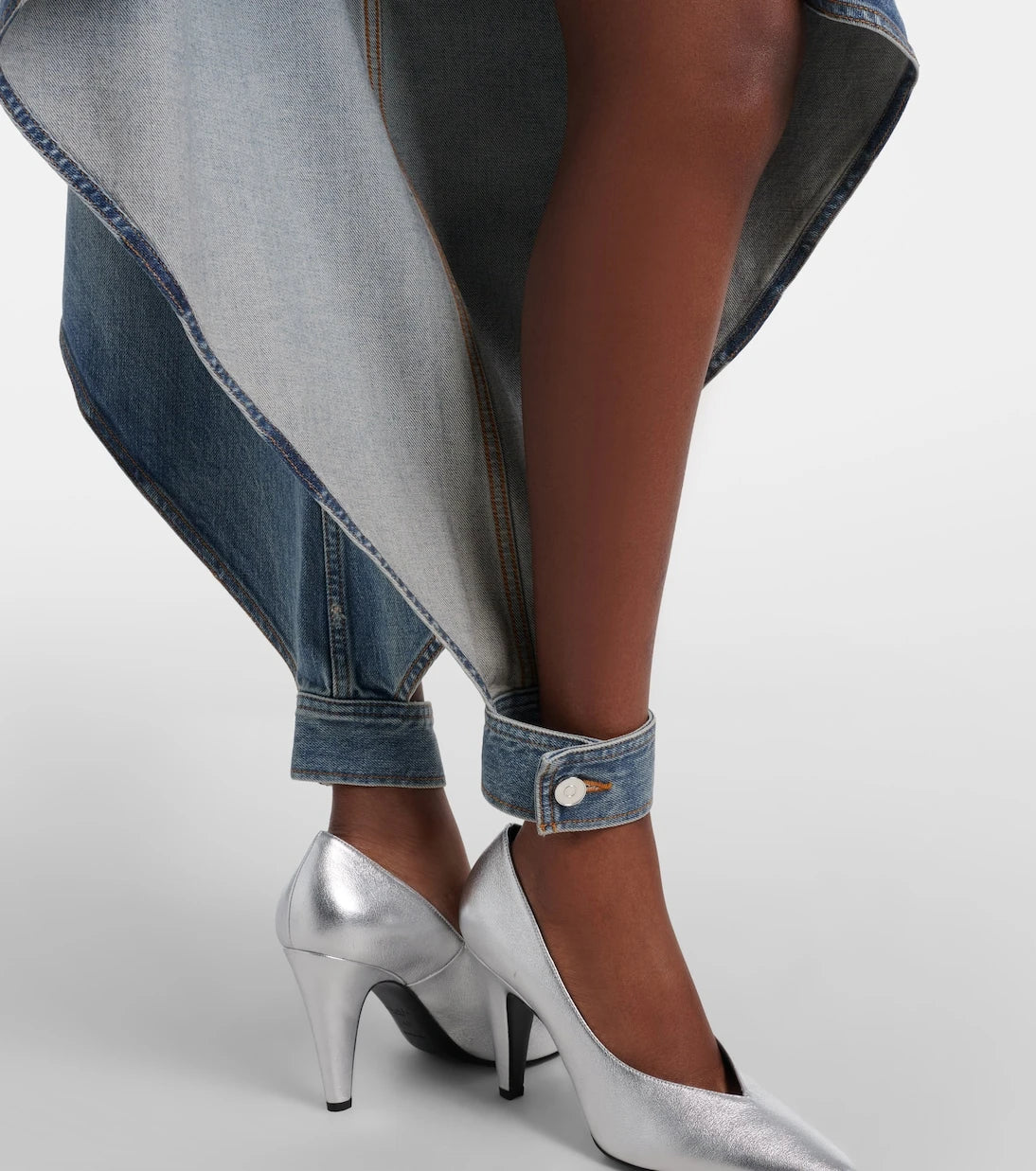 Alaïa - Drape detaylı havuç paça jean