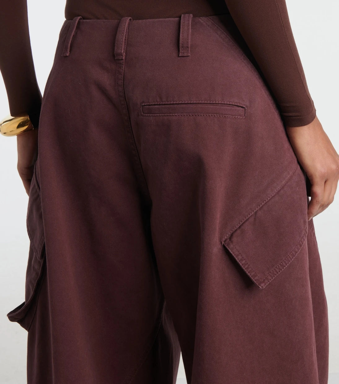 Alaïa - Cotton twill cargo pants