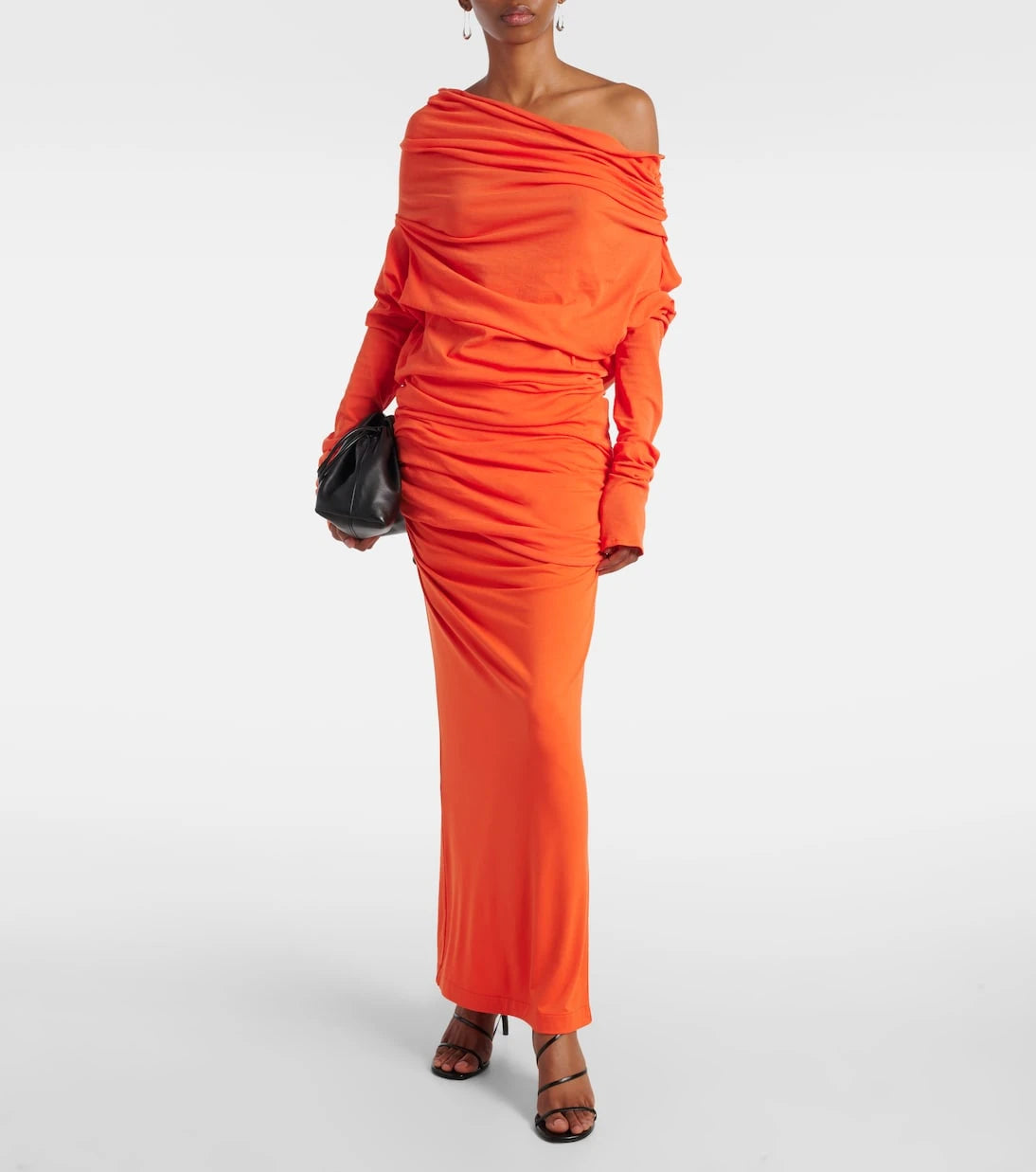 Entire Studios - Bound one-shoulder cotton-blend top