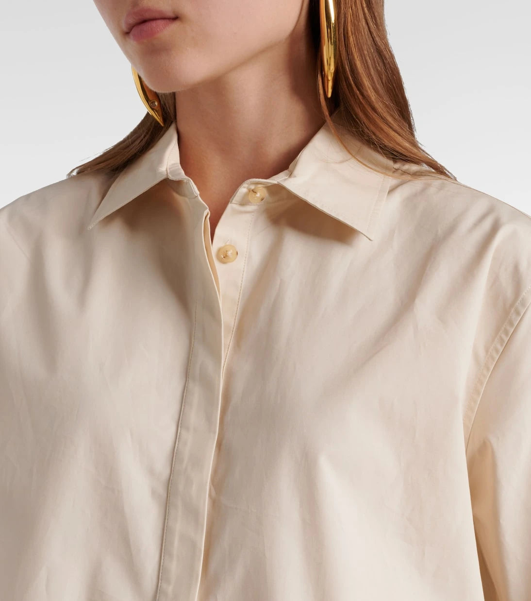 Toteme - Jacquard striped cotton shirt