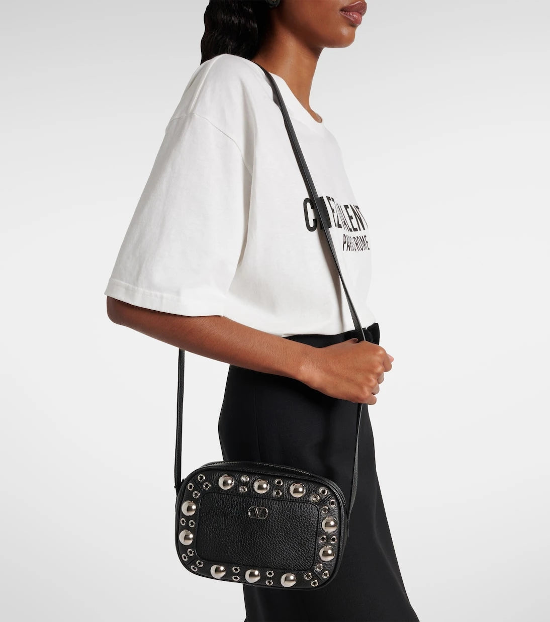 Valentino Garavani - Nellcôte leather crossbody bag