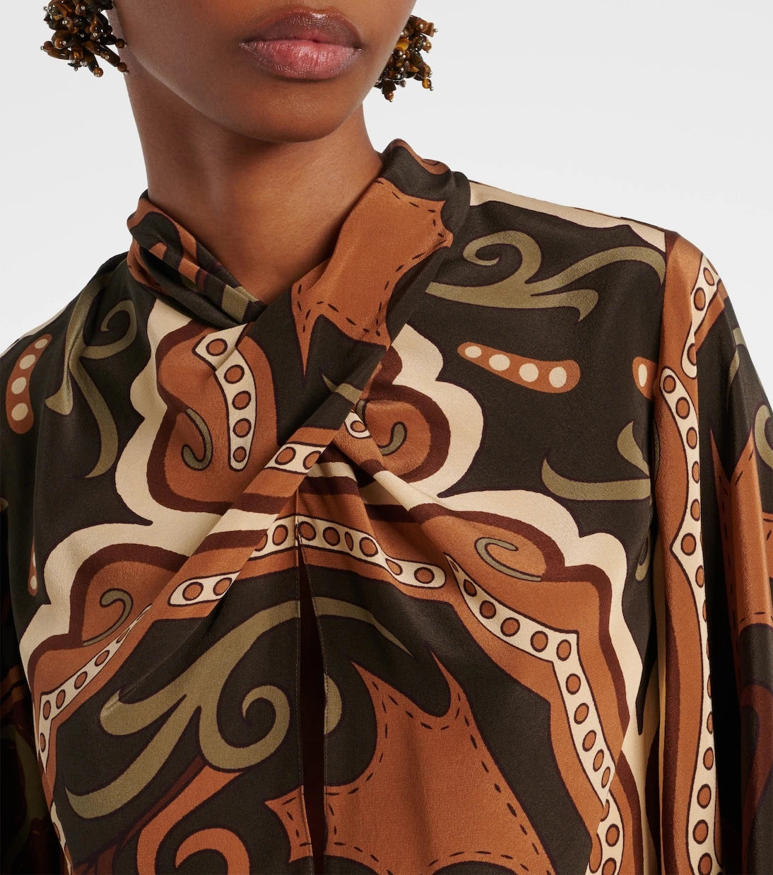 Johanna Ortiz - Printed silk blouse