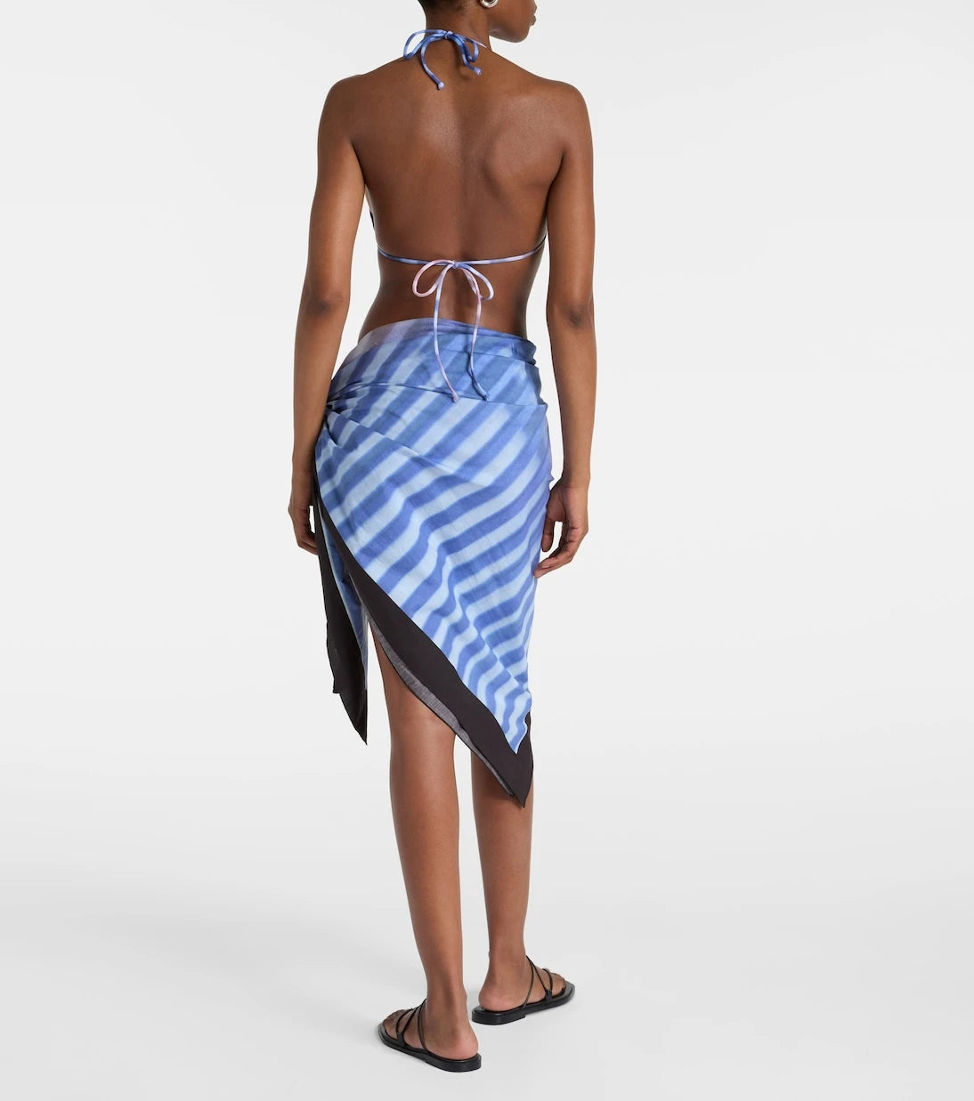 Jean Paul Gaultier - Printed cotton beach cover-up