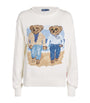 Cotton Polo Bear Sweater WHITE