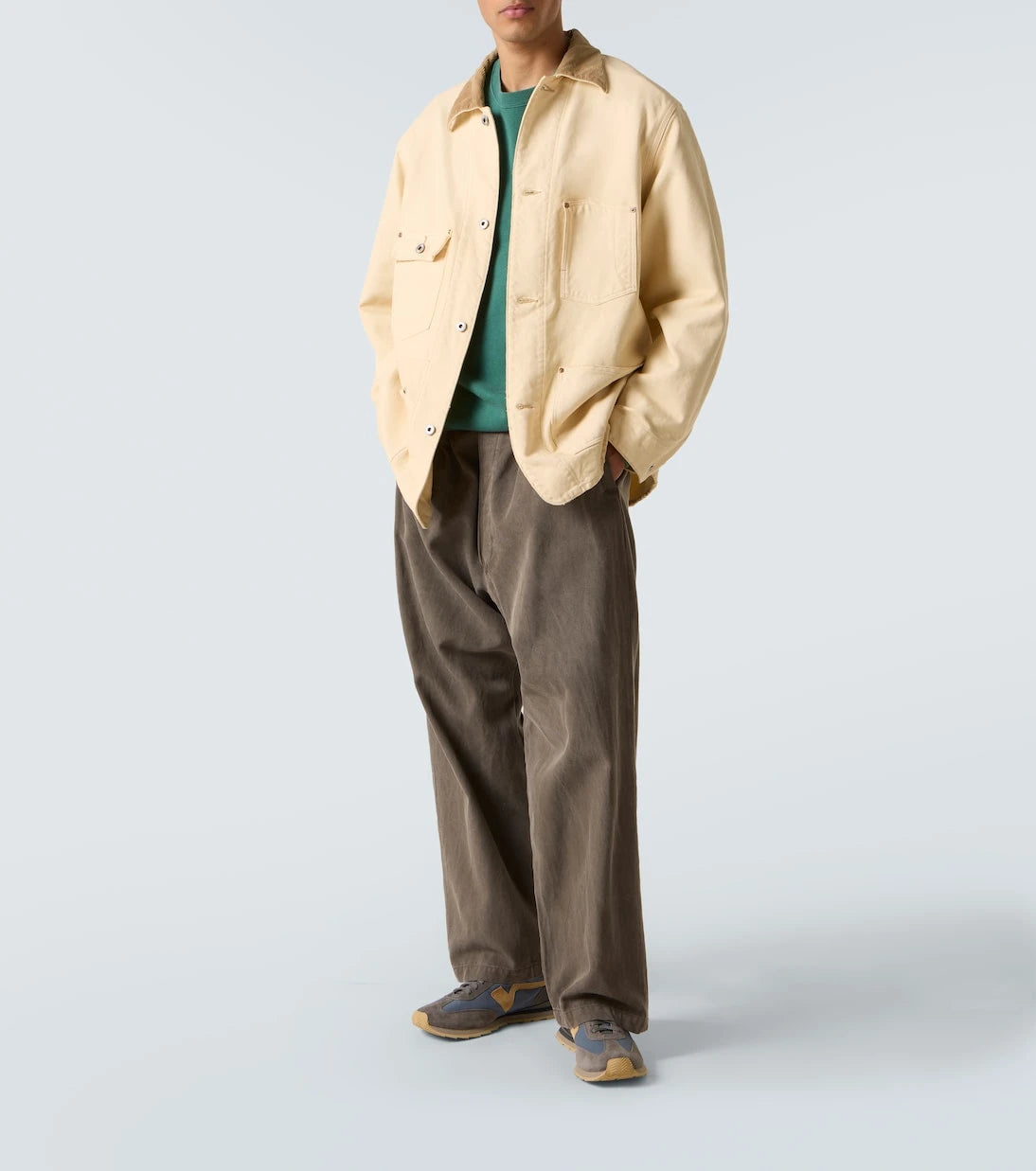 Visvim - FKT suede-trimmed sneakers