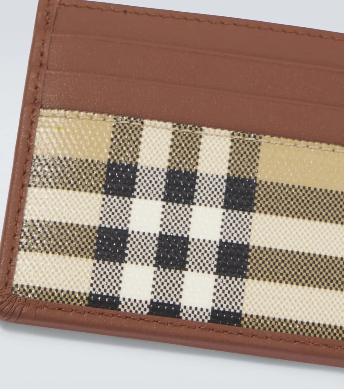 Burberry - Burberry Check canvas card holder