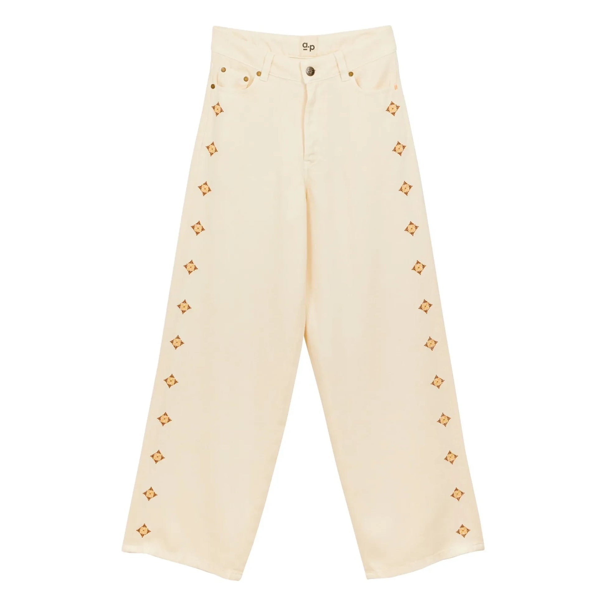 a.p - Denim pants | Ecru