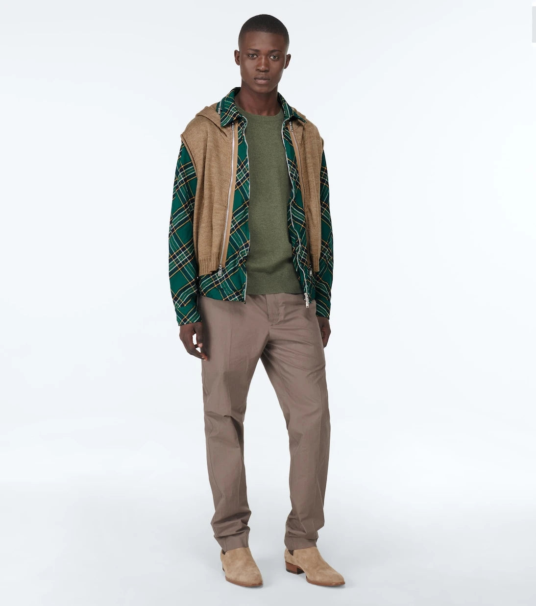 Undercover - Layered blouson jacket
