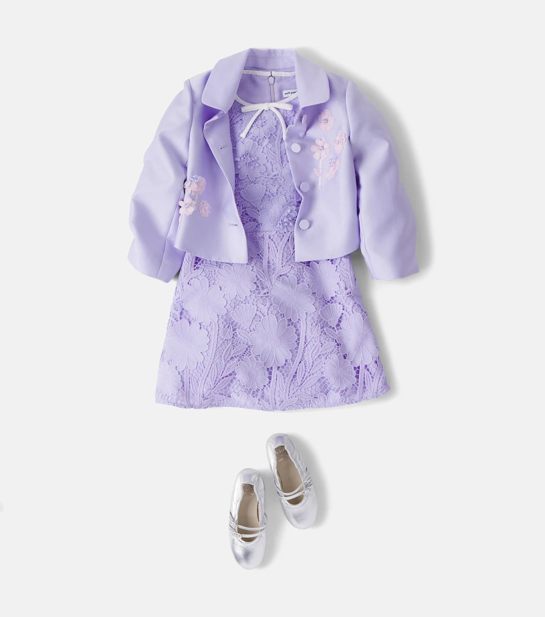Self-Portrait Kids - Lace dress