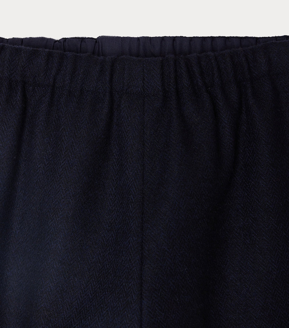 Wool-Blend Tweed Elasticated Trousers (6-18 Months)