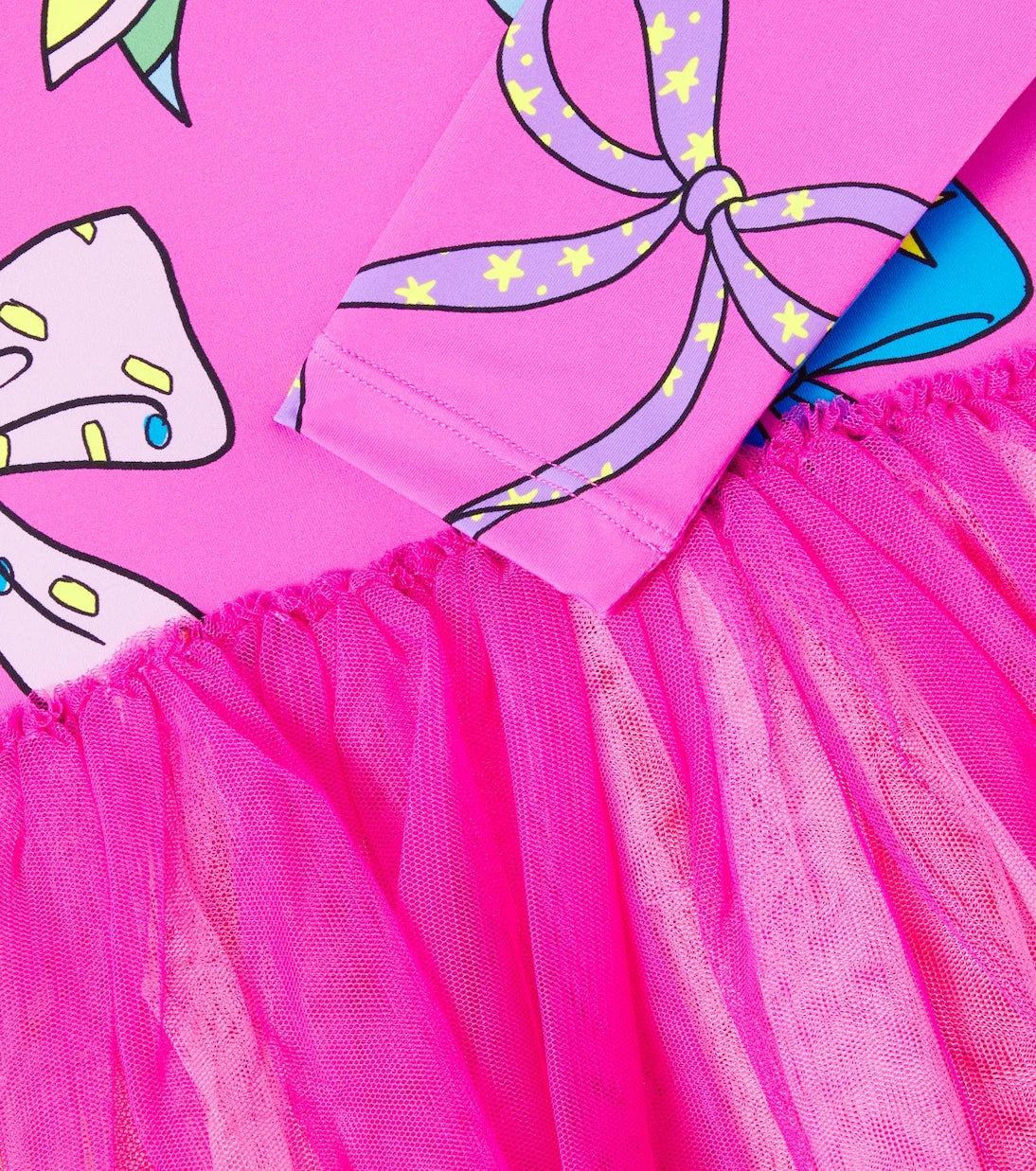 Stella McCartney Kids - Printed tulle dress
