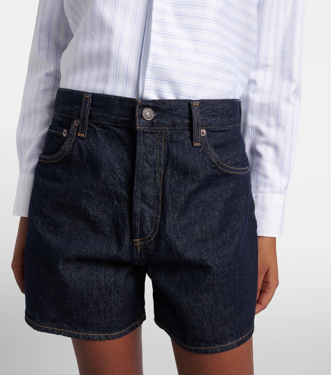 Agolde - Leith denim shorts