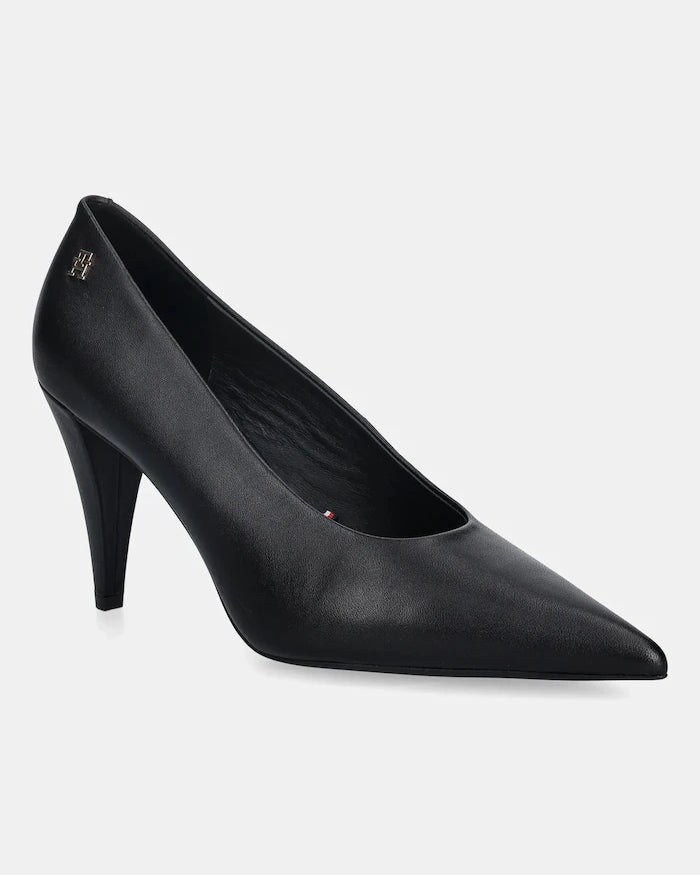 Tommy Hilfiger TH SMOOTH LEATHER PUMP Deri İnce Topuklu Ayakkabı