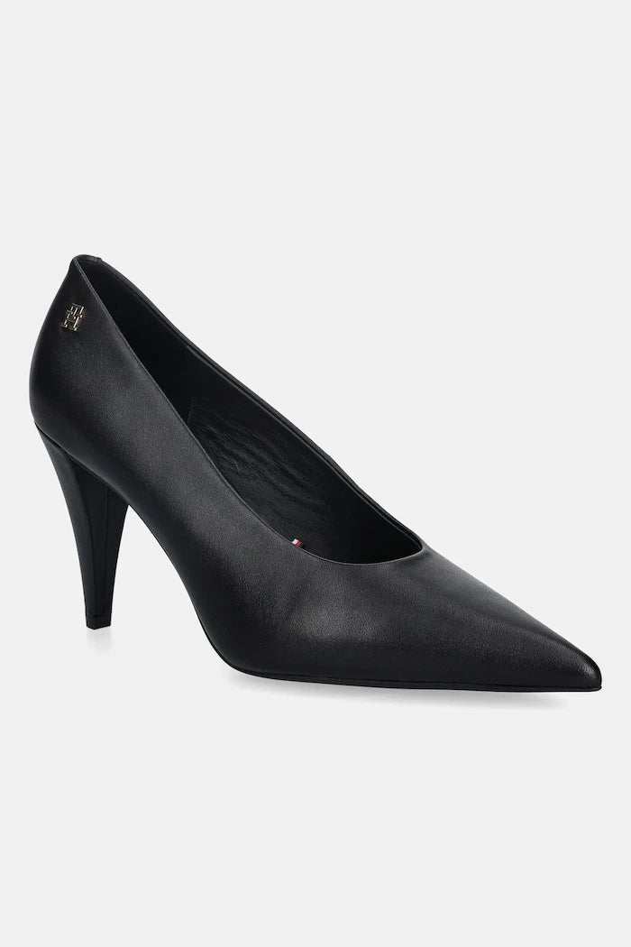Tommy Hilfiger TH SMOOTH LEATHER PUMP Deri İnce Topuklu Ayakkabı