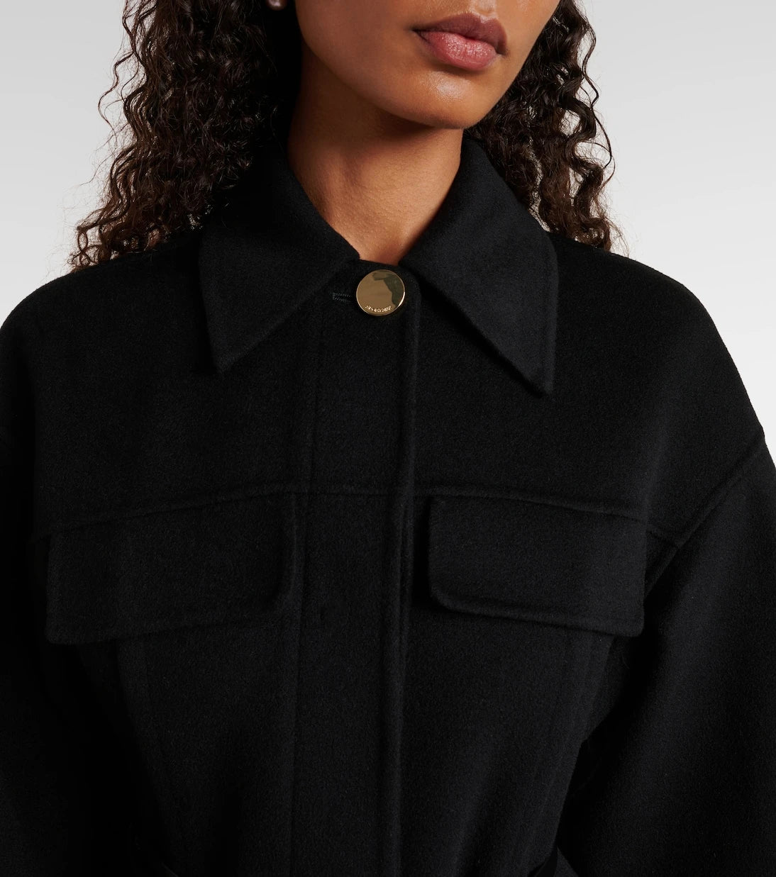 Sportmax - Olio virgin wool coat